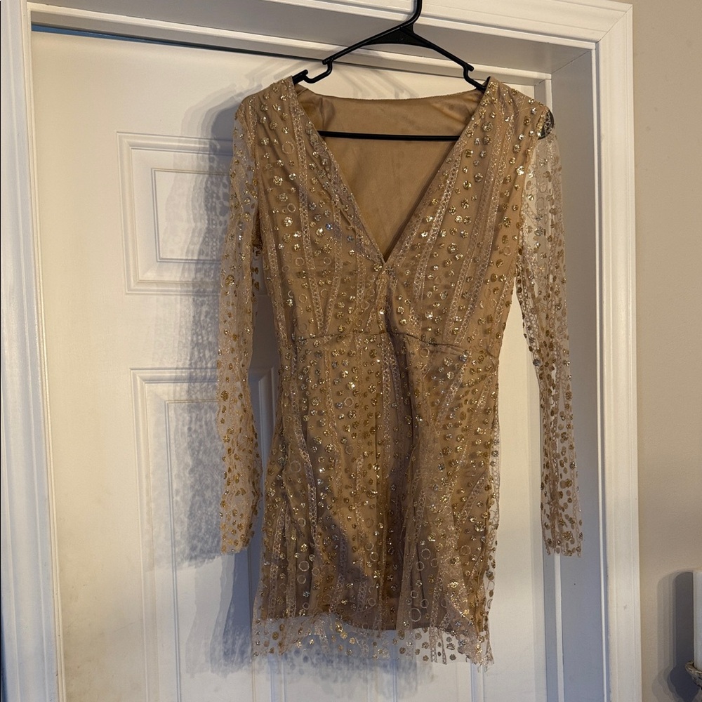 Elegant Sequin Embellished Dress